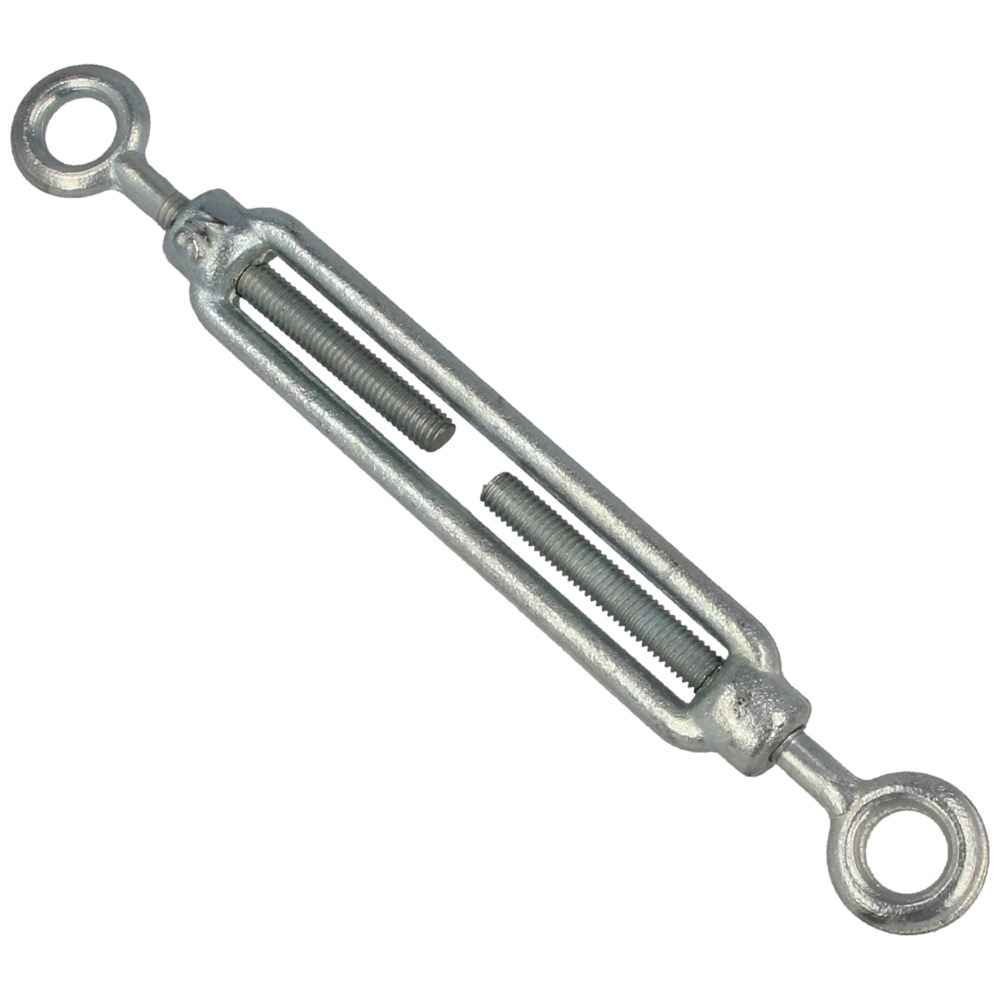 20.99.06110.3 Spanwartel, M6x110 mm spanbereik 80 mm DIN 1480, gesmede oog/oog, verzinkt