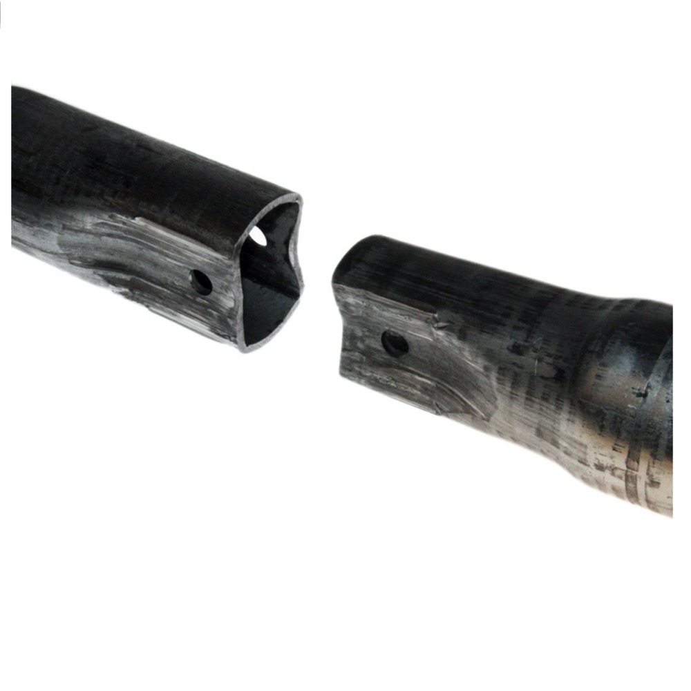 49.8.06000.00 Gasbuis th.verz. Ø2"x3,65 L=6000 mm verjongd/gat Ø10,5