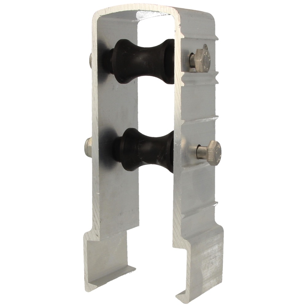 51.18.00020.2 Klemconsole alu. 50x20 H60 BØ27 mm