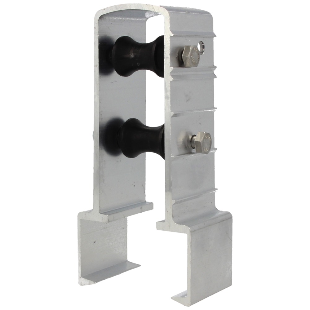51.65.00020.2 Klemconsole alu. 60x30 H60 BØ27 mm