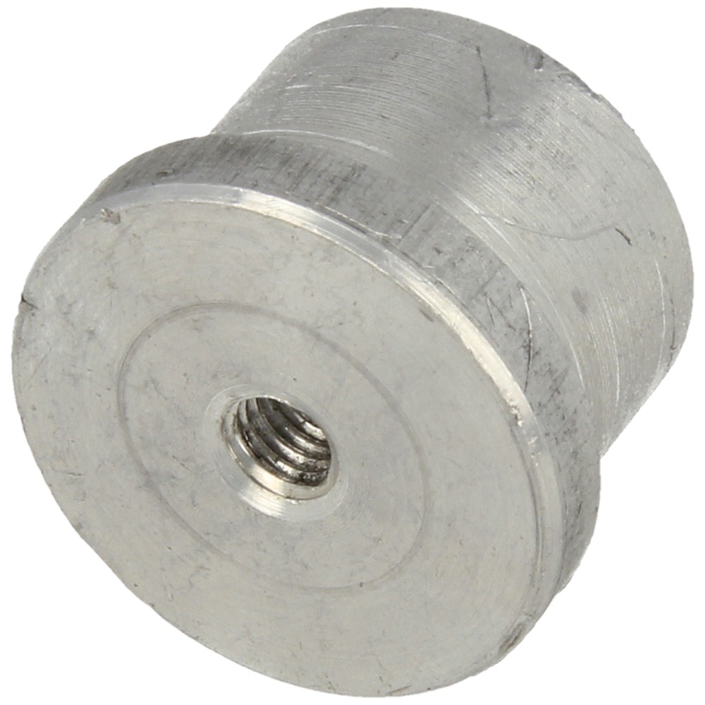 55.00.0448510 Opsluitprop alu. tbv buis Ø27 mm met tapgat M6