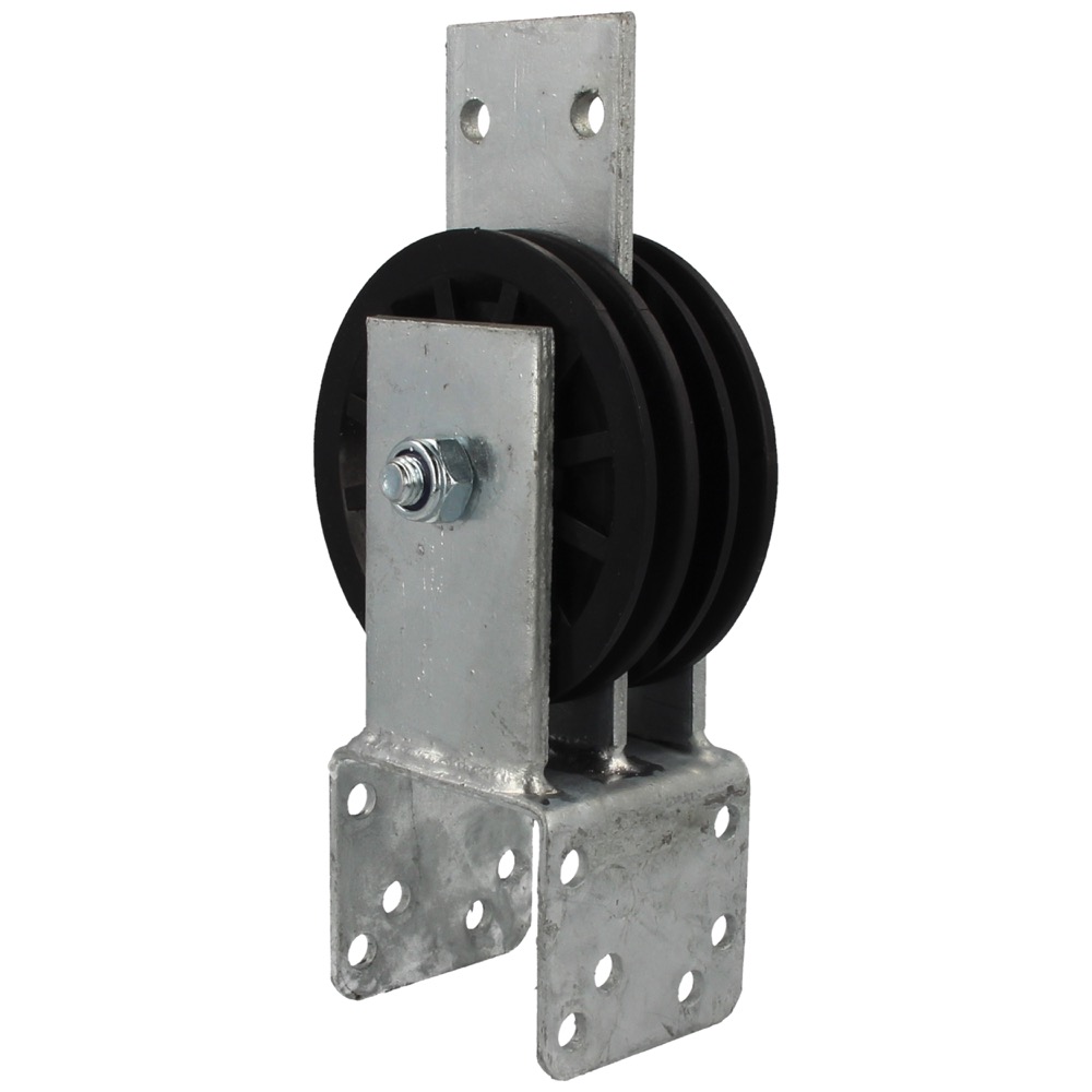 60.24.6040.27 Rolstel th.verz. Ø100 mm 60x30/40 dubbelwiel 4500 N