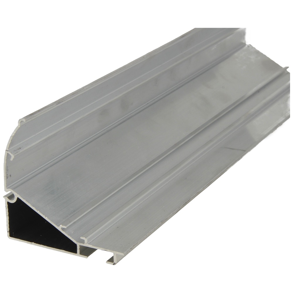 60.37.8000.00 Schermprofiel alu. Hasal 55/55 clip L=8000 mm