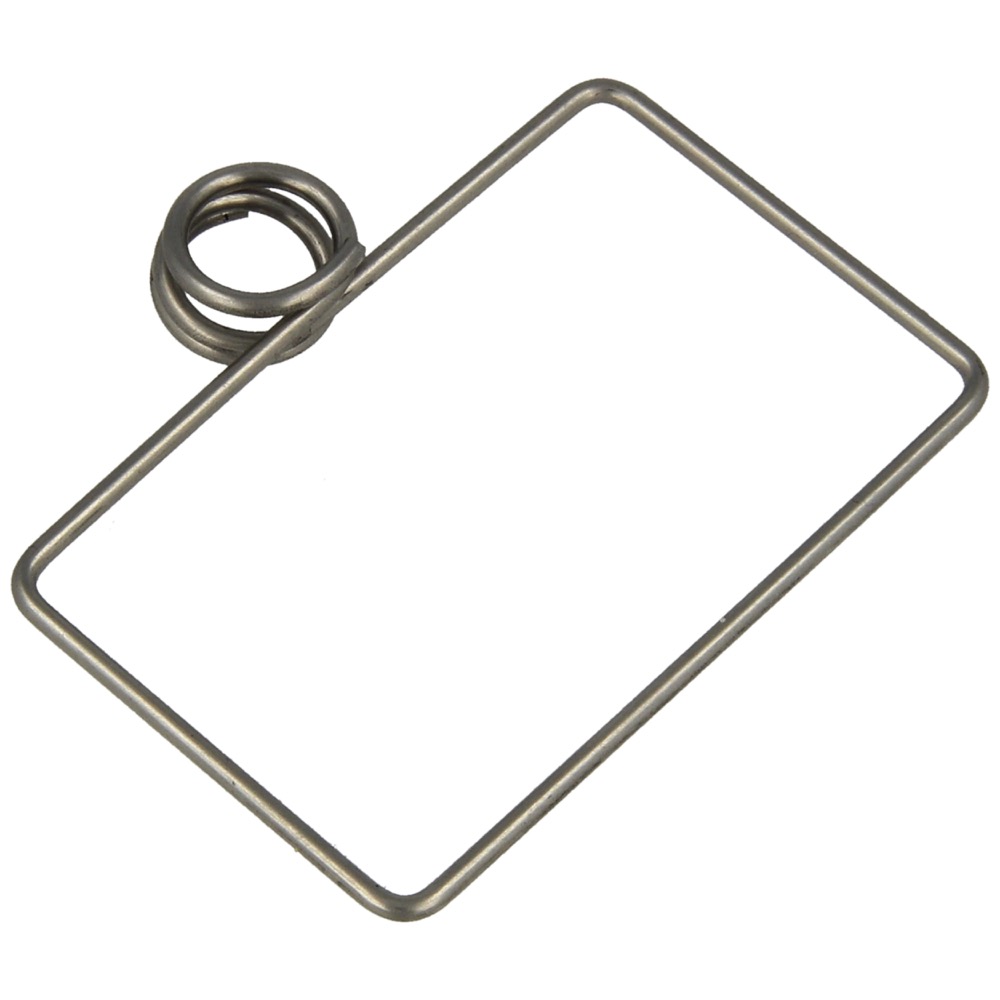 60.50.0350.30 Tralieveer rvs recht-model B50xH30 mm Ø8 mm ophangoog, Ø1,6 mm