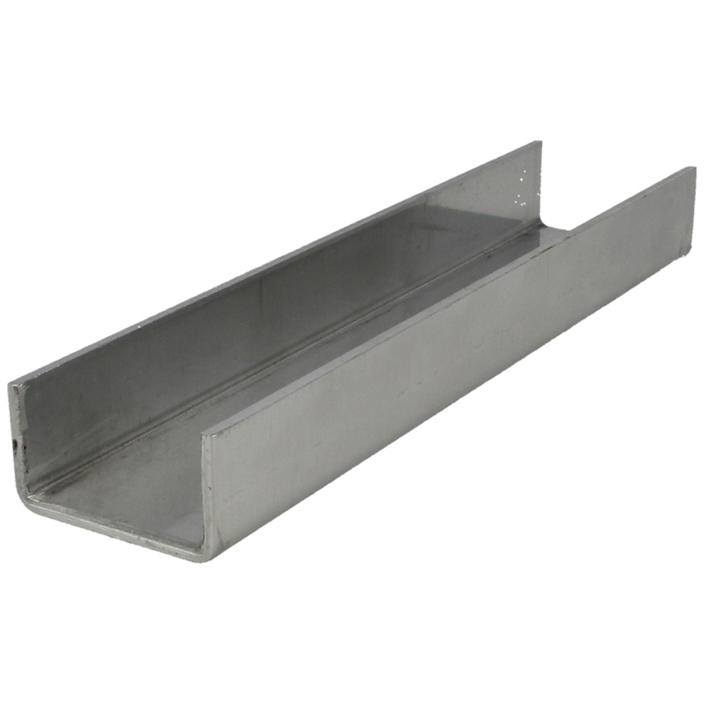 60.70.4540.10 Koppel-U alu. L=195 mm tbv koker 50x30x2 mm