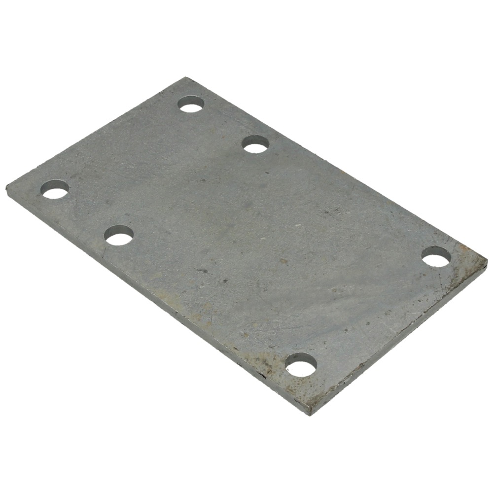 60.72.0130.03-01 Tegenplaat th.verz. L=130 mm tbv koker 50x30 mm aanhaalmoment bij bevestigen 10 Nm