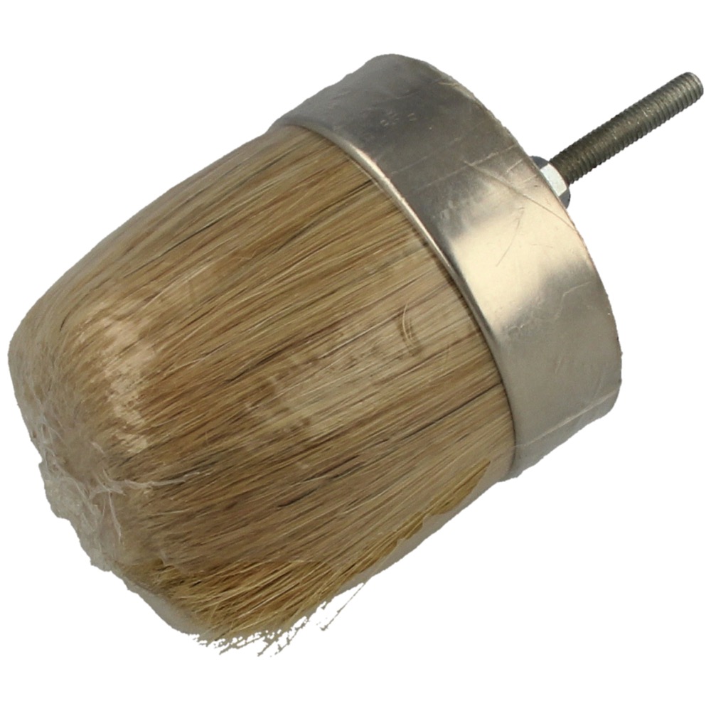 62.22.2136.00 Brushhead, Ø70 mm white, with M6 threaded end
