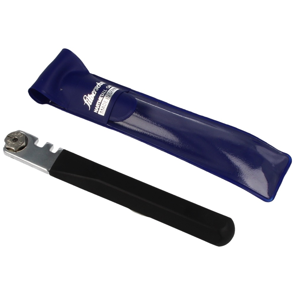 62.22.3807.00 Glass cutter, Silberschnitt HM 410.0 hardened metal, with plas. handle