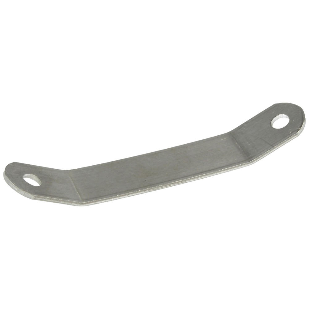 62.41.1072.00 Nokstormbeveiliging alu. 70x20x2 mm v.v. 2x gat Ø7