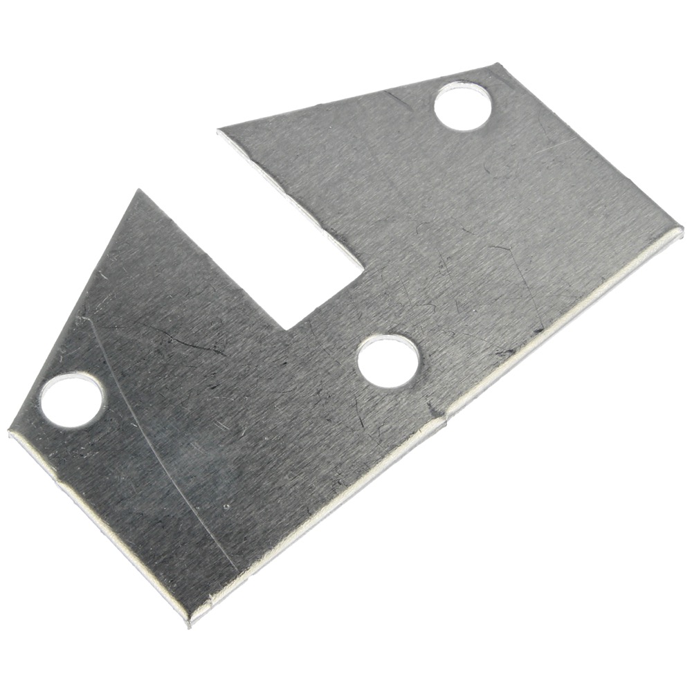 62.41.3842.00 Nokstormbeveiliging alu. type: driehoekig, 100x62x2 mm