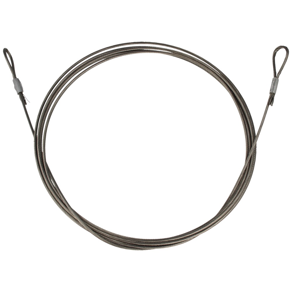 62.43.3240.05 Goot-nok-gootkabel rvs, HOH-lengte: 3240 mm Ø2,5 mm 2x lusmaat=30 mm