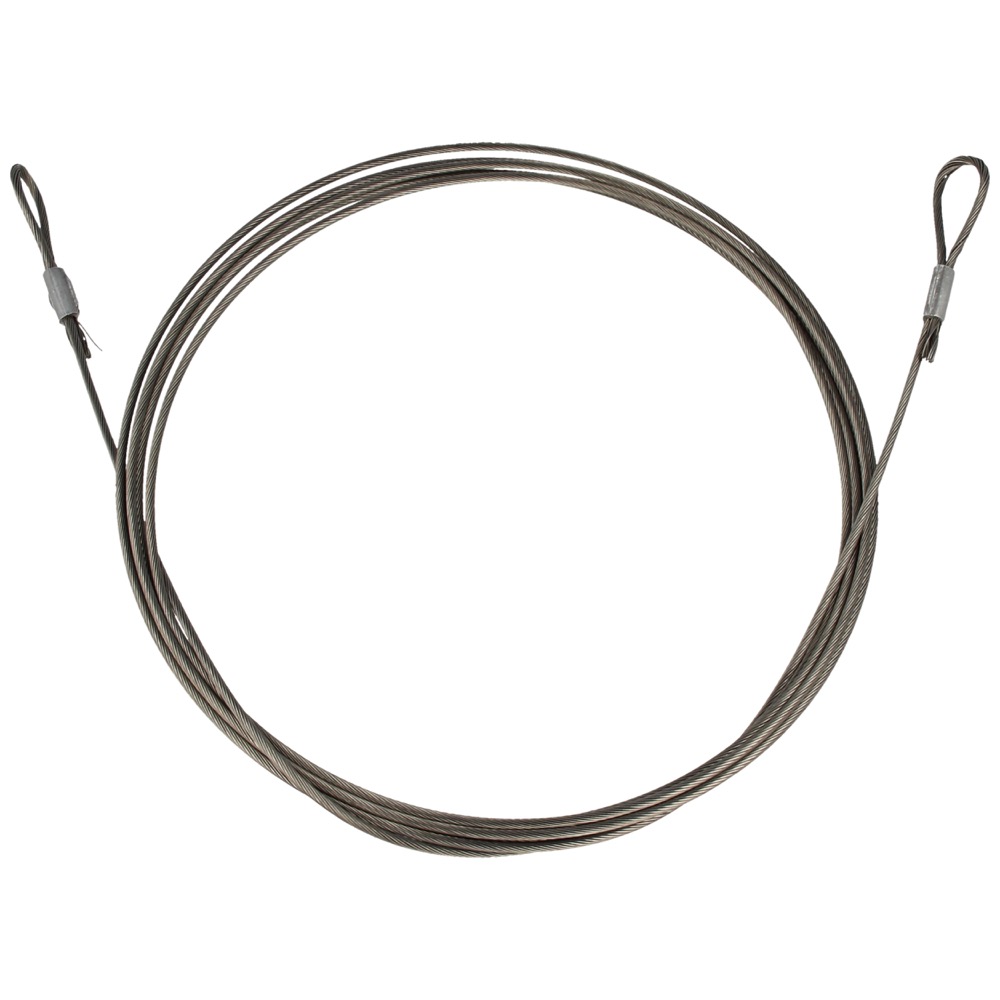 62.43.4100.05 Goot-nok-gootkabel rvs, HOH-lengte: 4100 mm Ø2,5 mm 2x lusmaat=30 mm