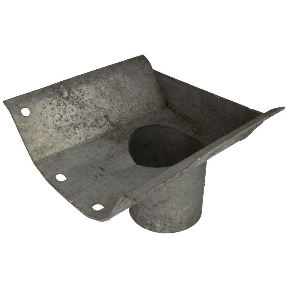 62.47.1125.00 Afvoerbak th.verz. (buiten), PD220mm-goot, Ø95 mm