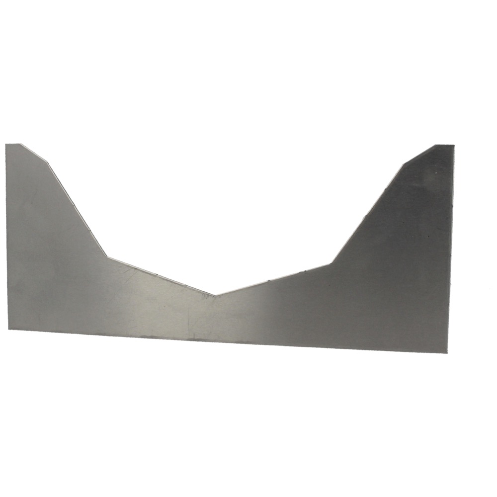 62.50.2541.00 Goot-gevelafdekplaat alu. tbv AC220mm-goot