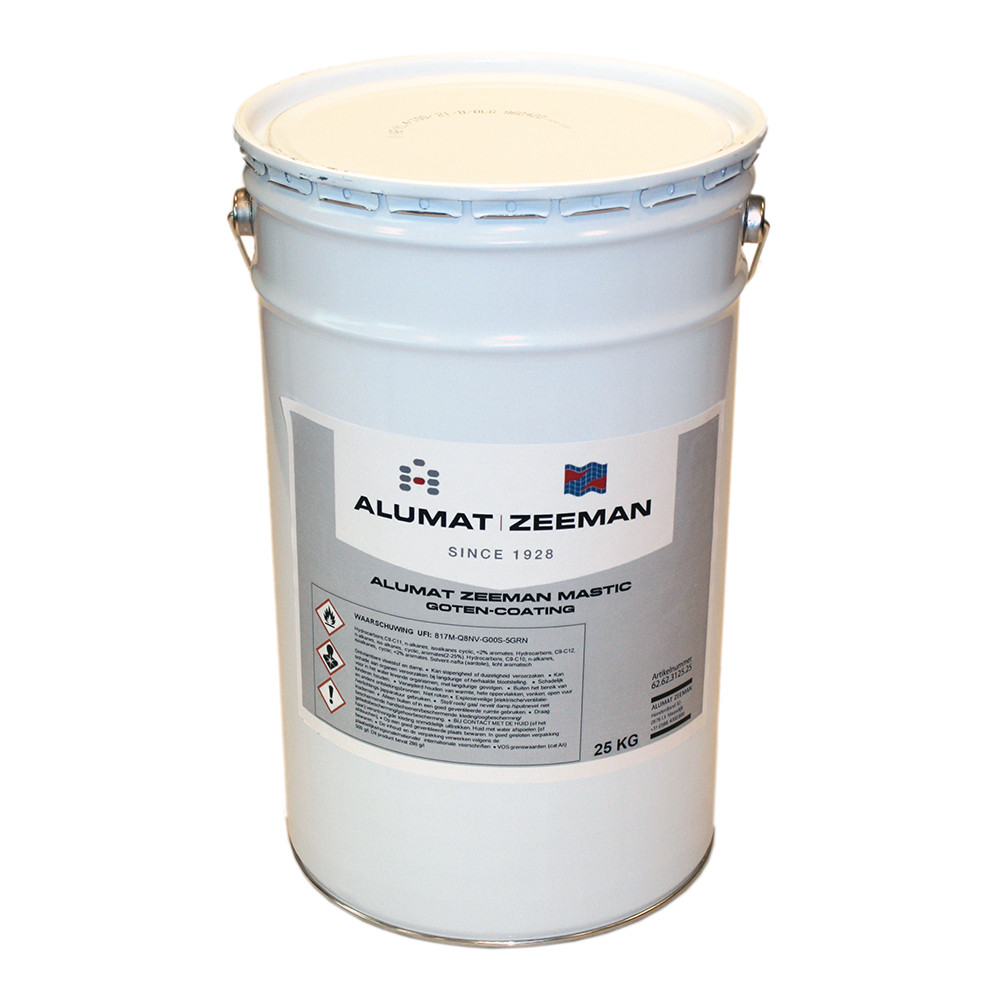 62.62.3125.25 Goten-coating, zwart, 25 kg