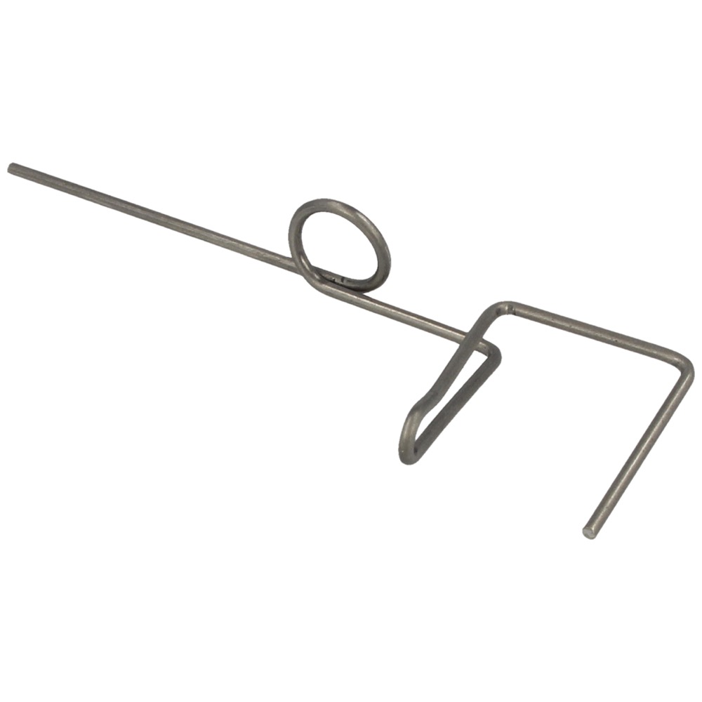 63.05.0301.24 Doekstopper rvs H30 mm met oog H60, Ø2,4 mm
