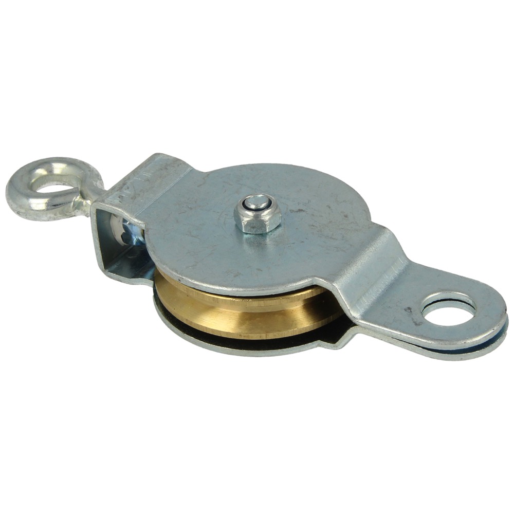 90.20.1500.60 Katrol 2" ES/MW draaioog gelagerd trekkracht max 60kg.