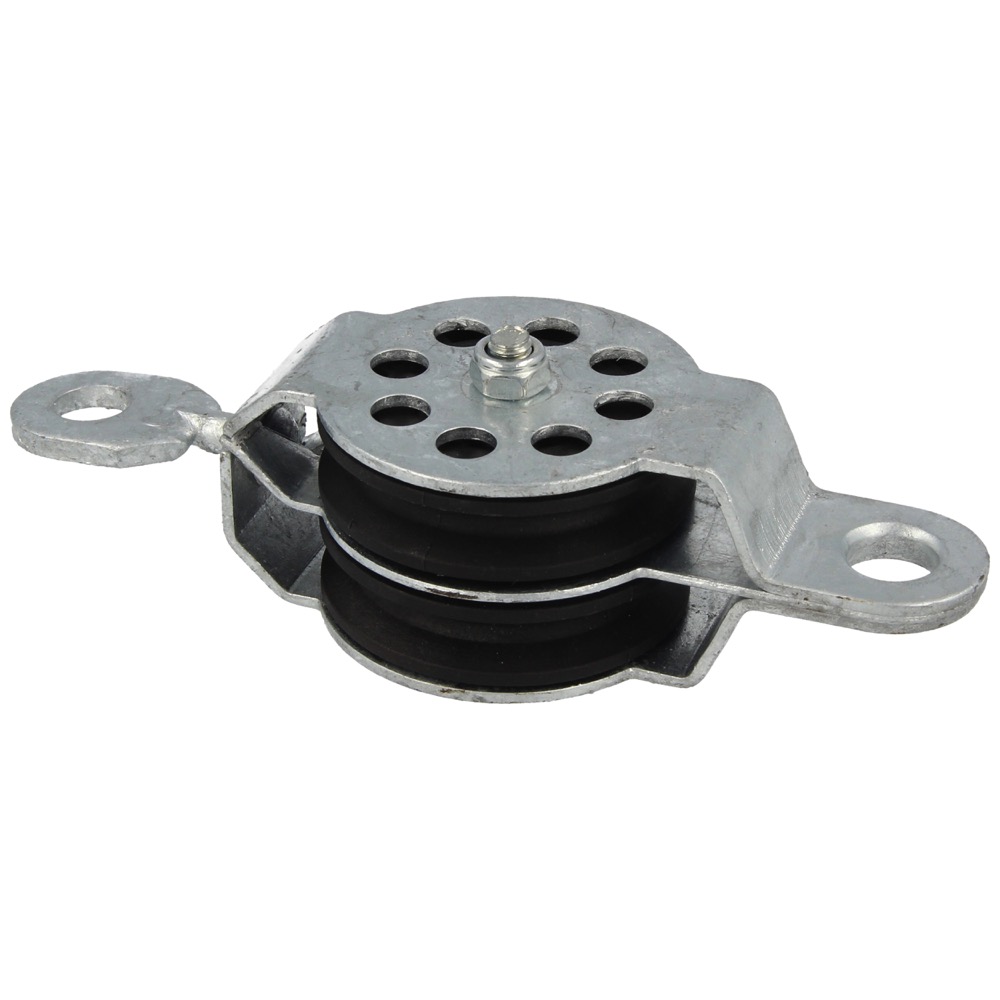 90.21.1500.10 Katrol 2" DS/KW draaioog gelagerd, max. trekkracht 45 kg
