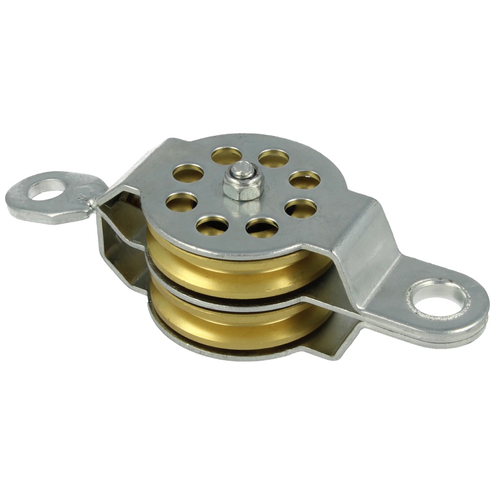 90.21.1500.60 Katrol 2" DS/MW draaioog gelagerd, max. trekkracht 60 kg